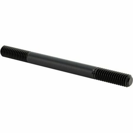 BSC PREFERRED Left-Hand to Right-Hand Male Thread Adapter Black-Oxide Steel 5/16-18 Thread 4 Long 94455A220